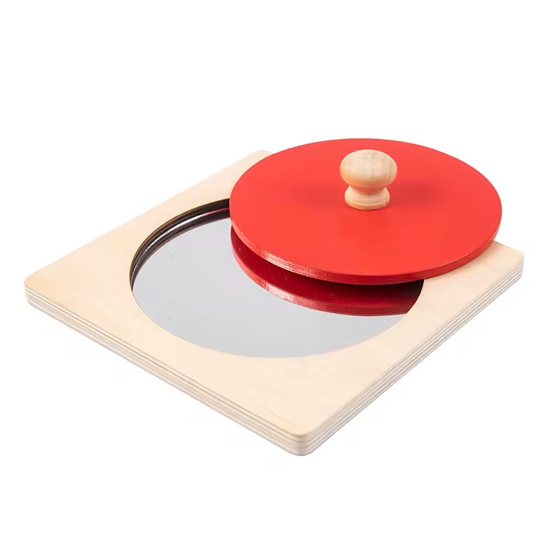 Mirror circle puzzle (red)