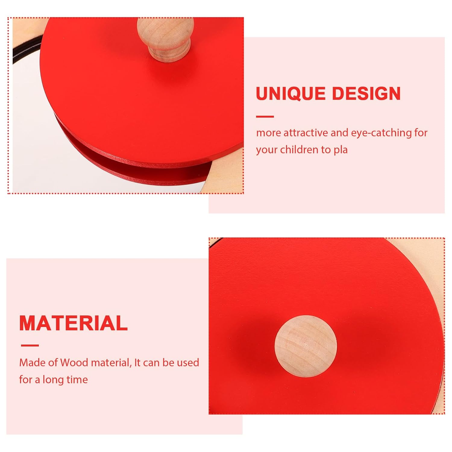 Mirror circle puzzle (red)