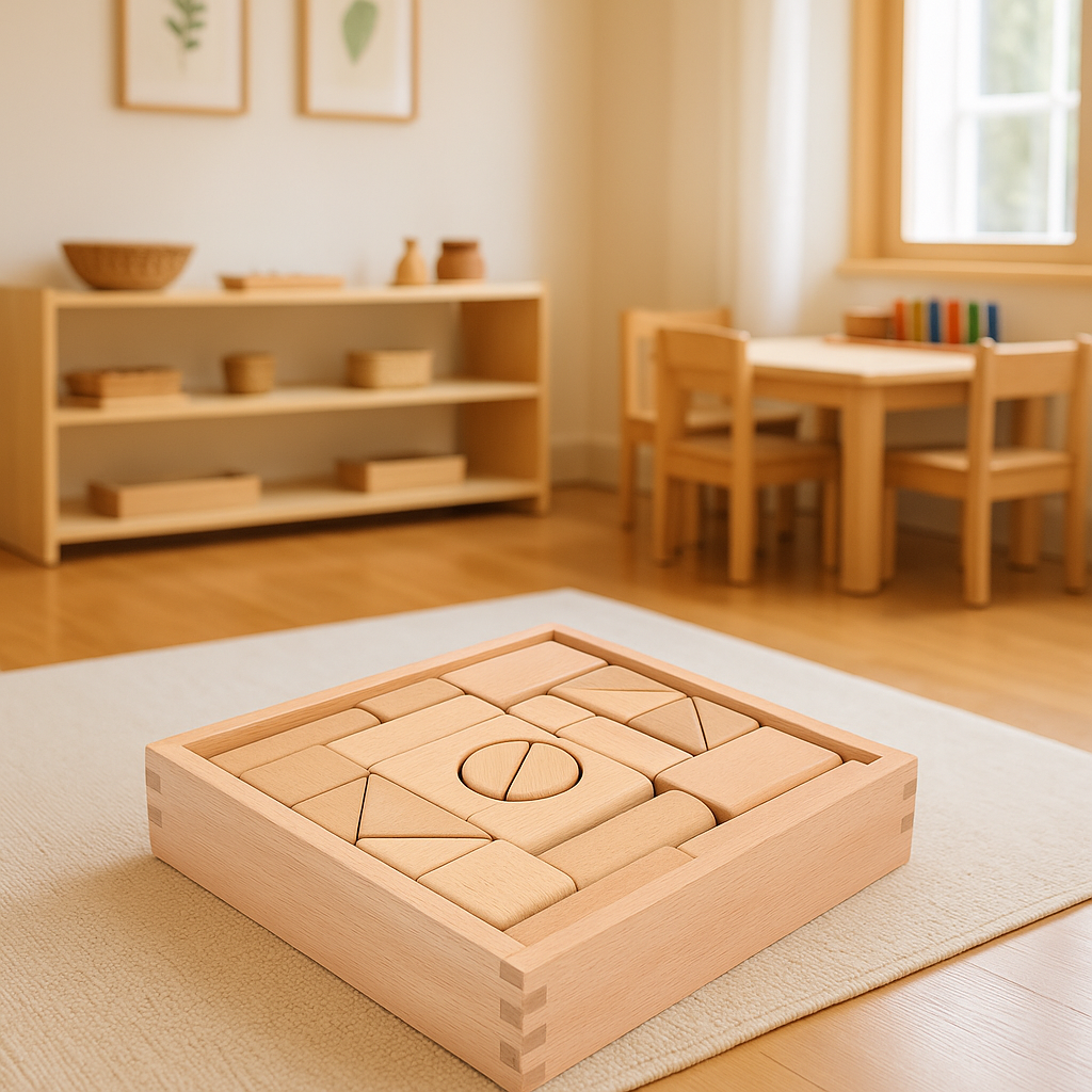 Wood building blocks