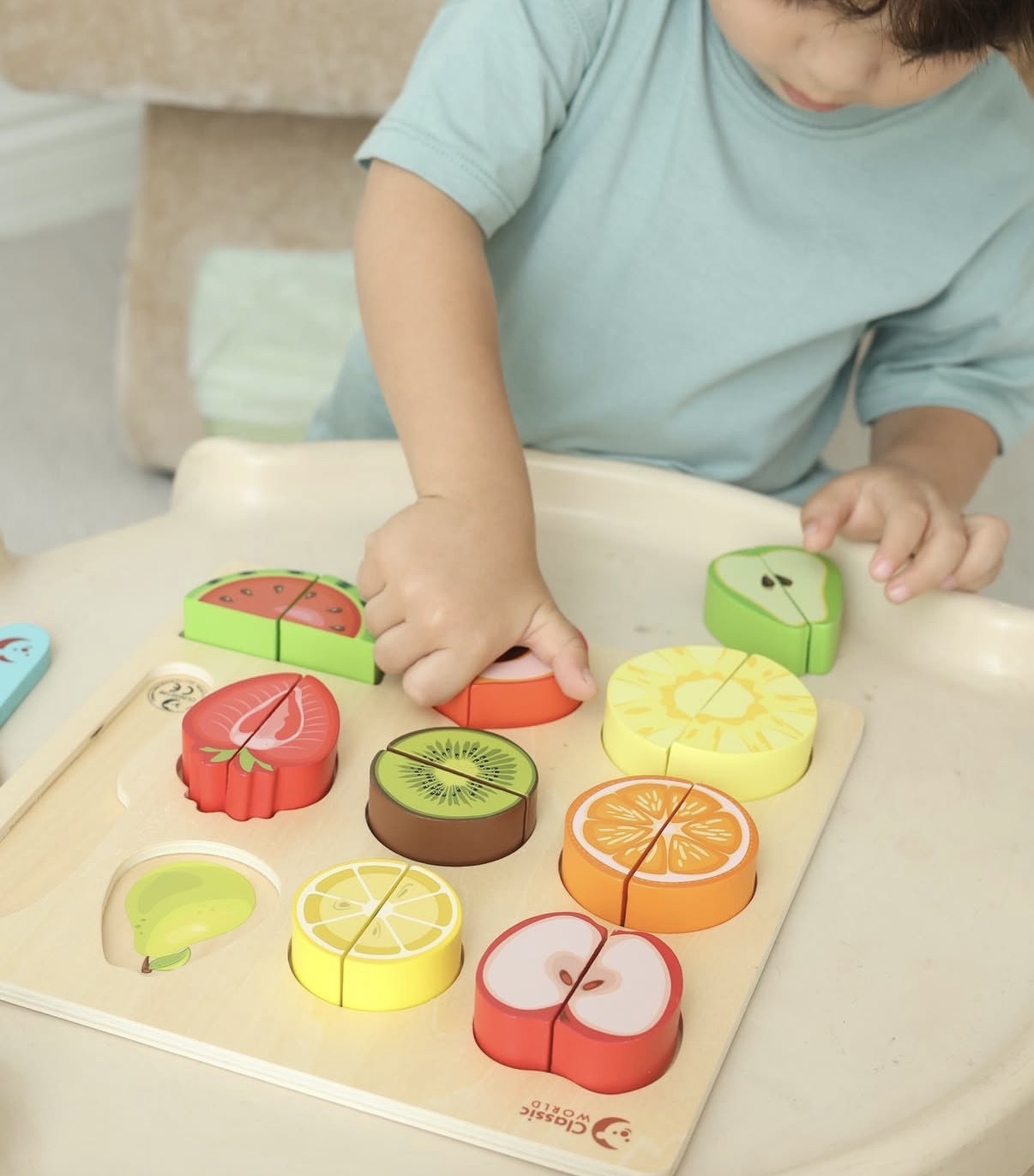 Fruit Cutting Puzzle
